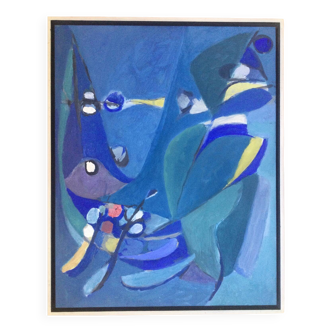 Acrylic on panel by georges wicky