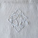 Antique linen embroidered sheet
