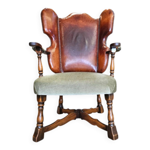 Rare fauteuil à oreilles - theo