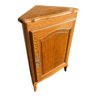 Vintage oak corner unit