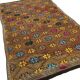Tapis anatolien vintage géométrique Oushak