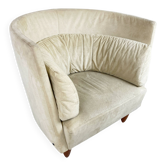 Fauteuil lounge vintage à dossier haut par Ligne Roset, années 1990.
