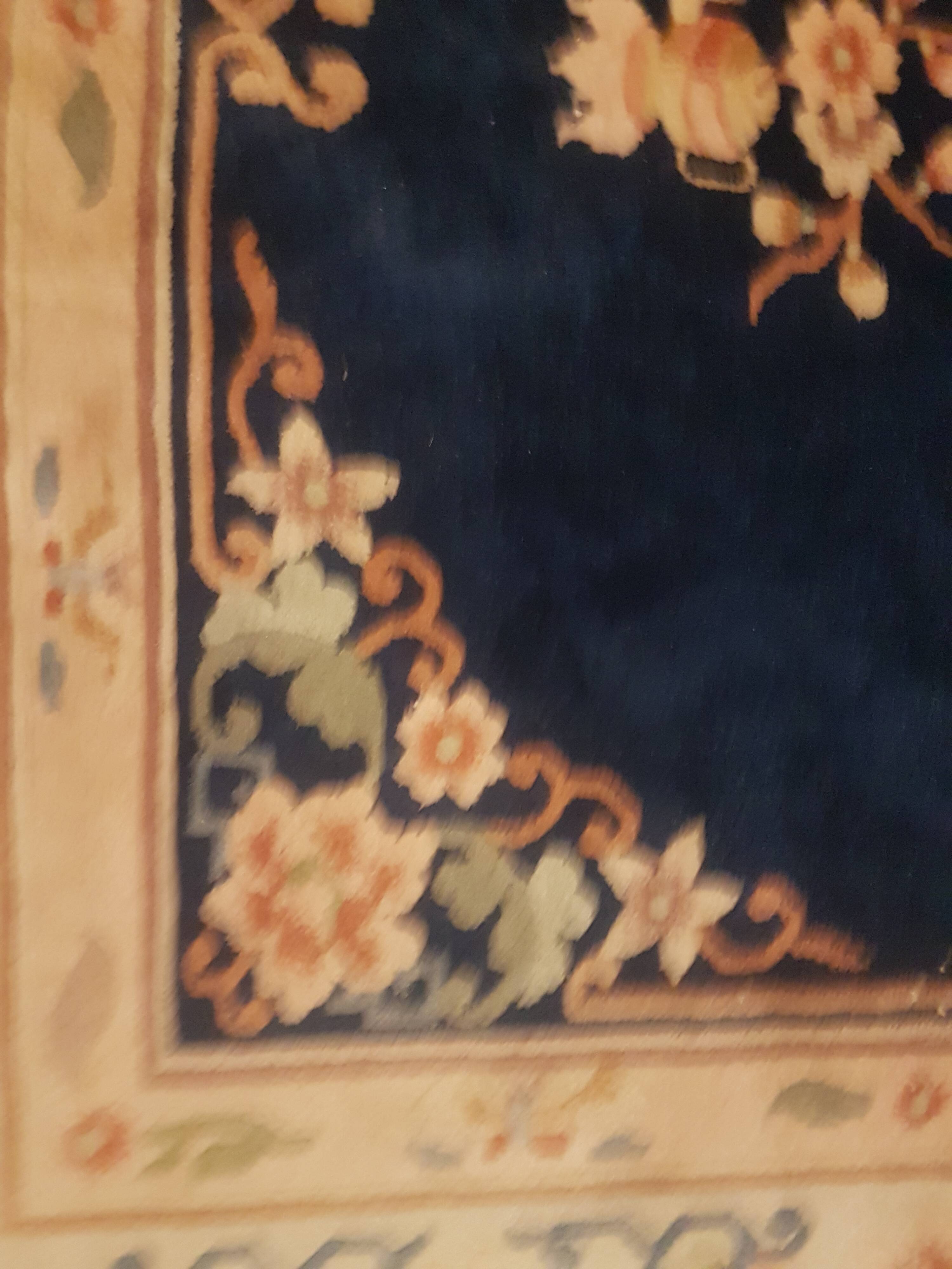 Chinese carpet 100% wool 141x208cm