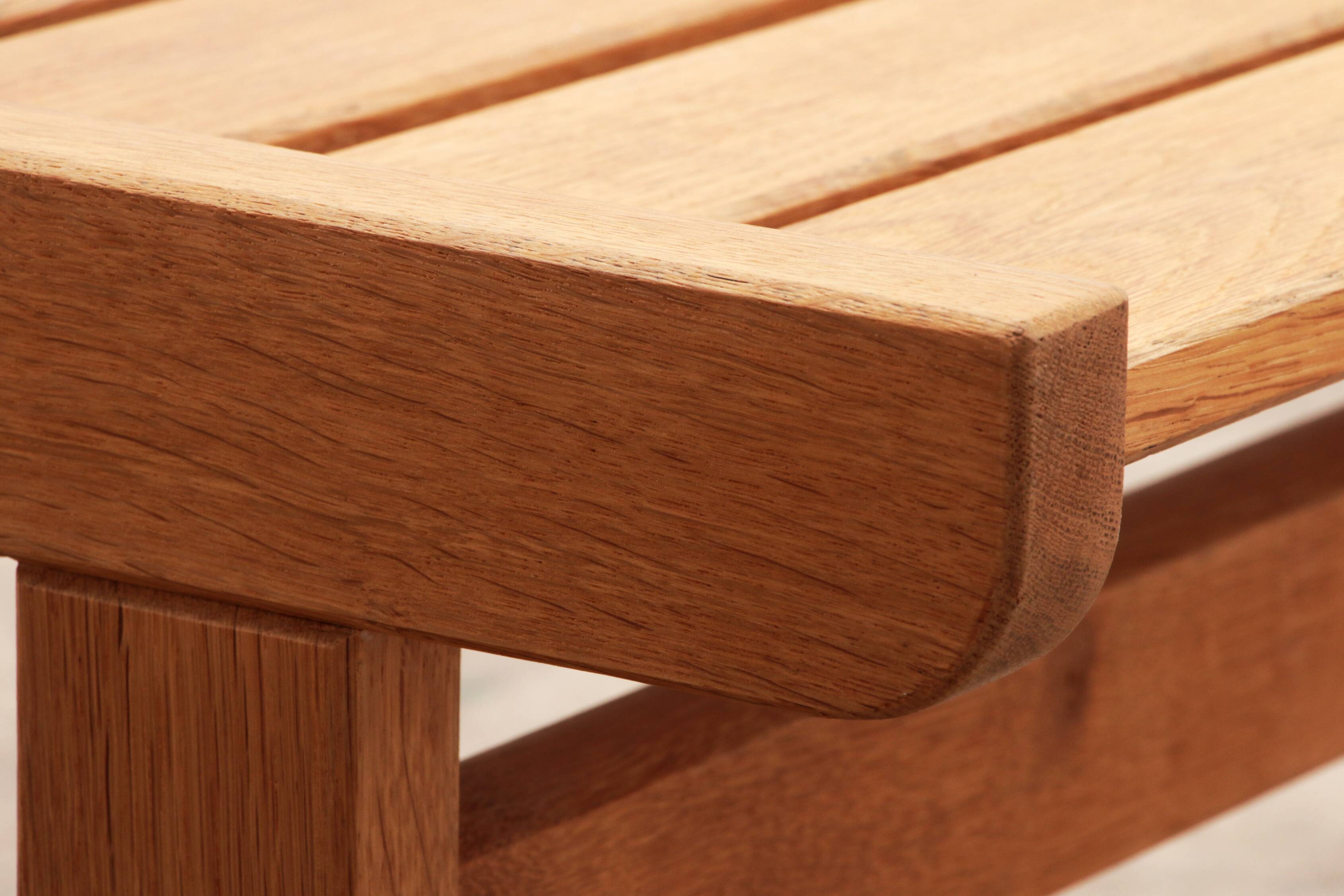 Bernt Petersen for Niels Eilersen bench made of oak, 1960