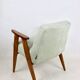Fauteuil vintage Chierowski 366, années 1970, vert clair