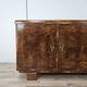 1940s Art Deco walnut sideboard with three doors