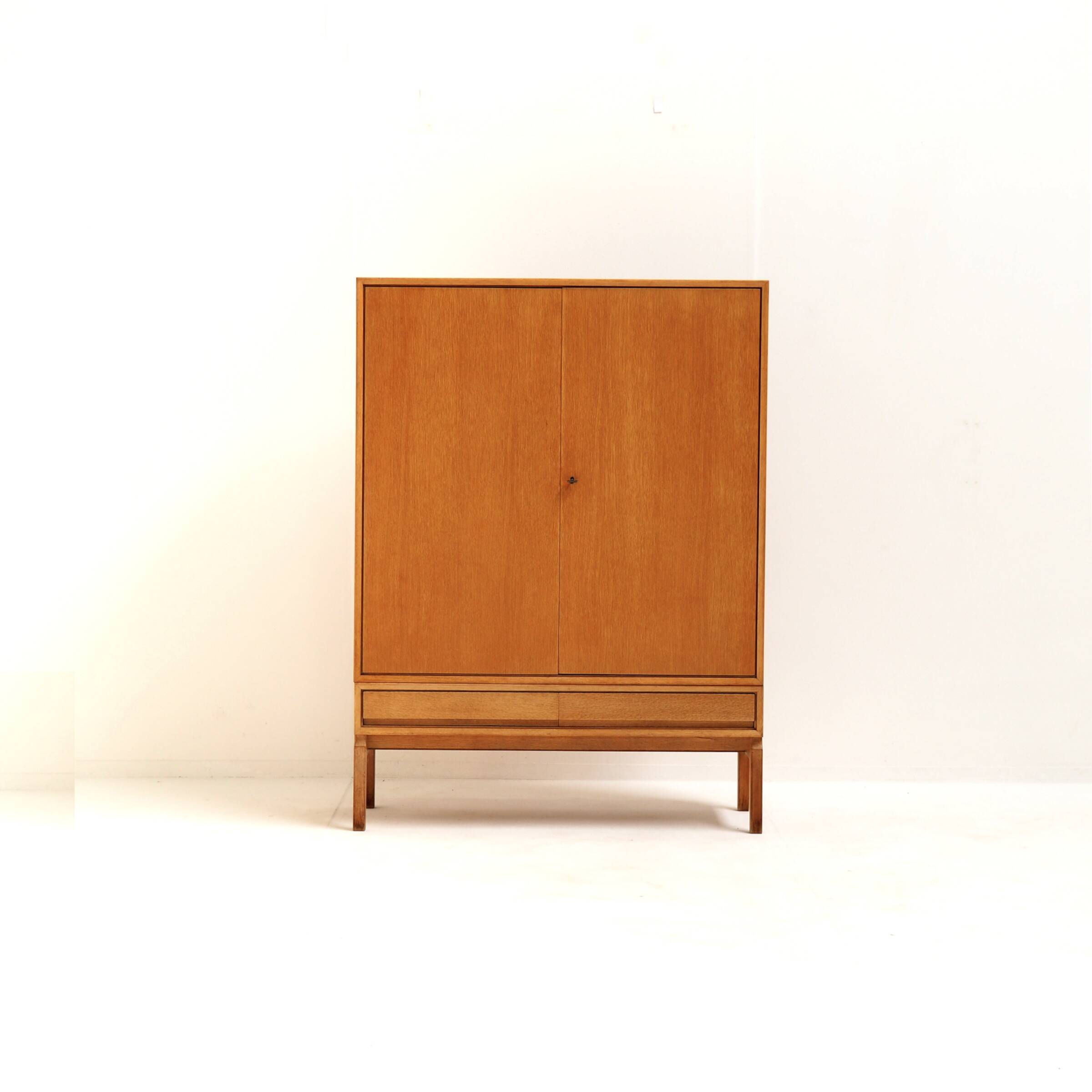 Ikea ‘mtp’ wardrobe by marian grabinski for ikea, 1963, natural oak