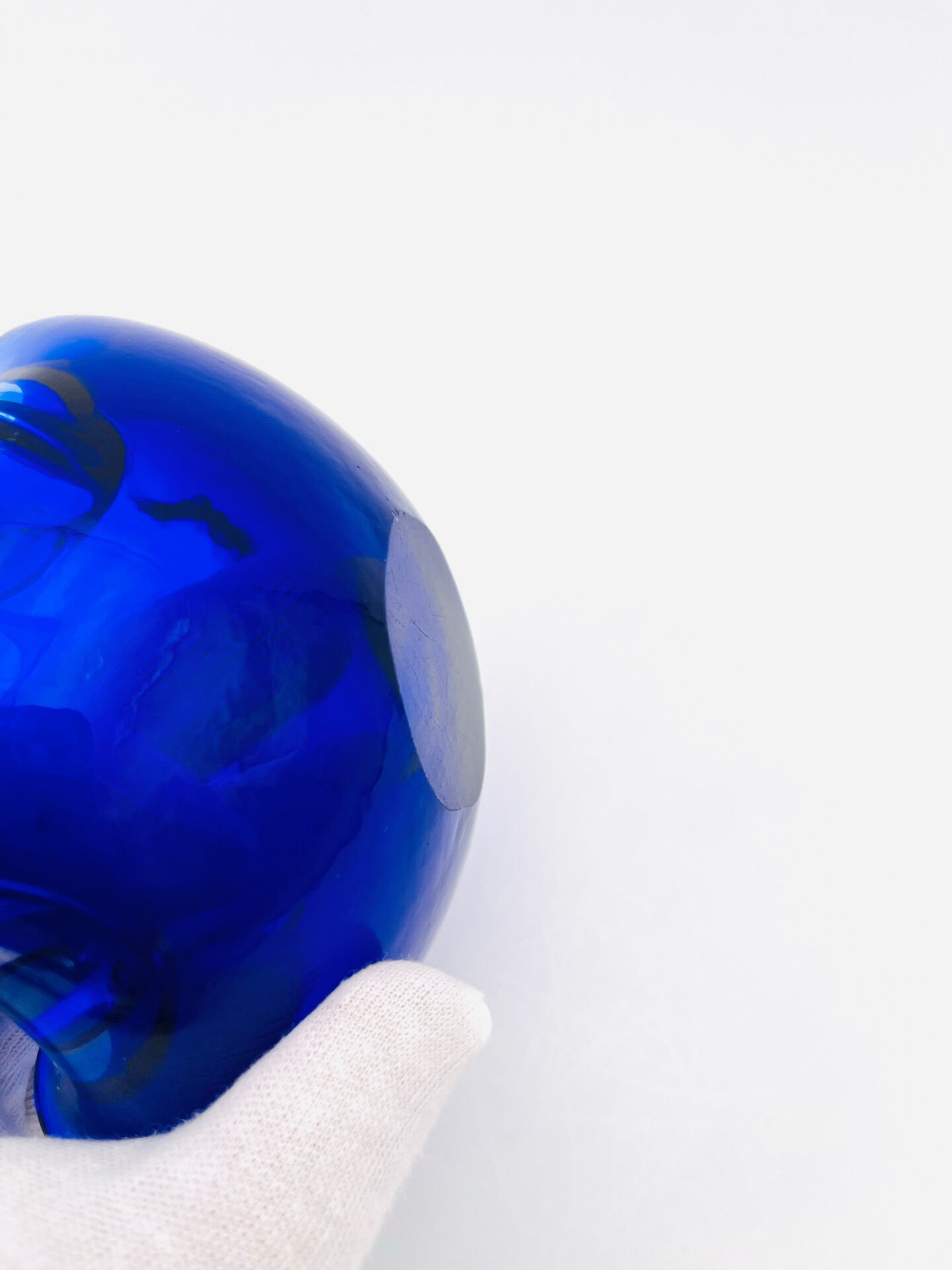 Murano Sommerso Cobalt Blue Dish - 1960