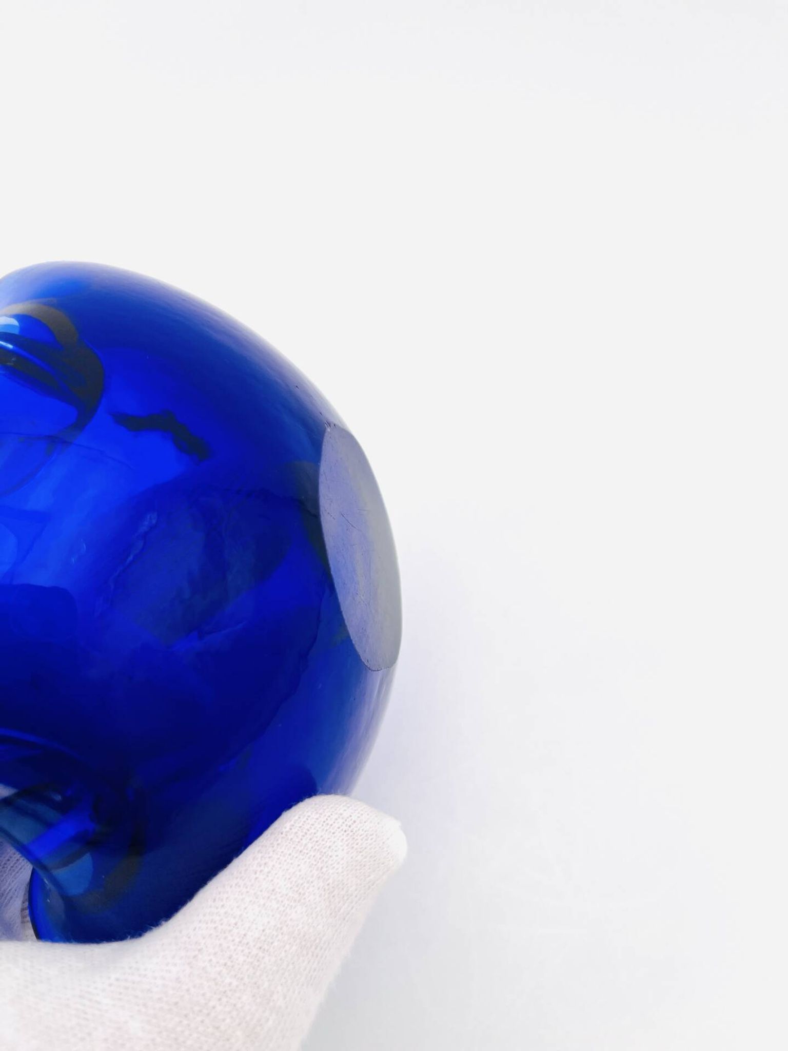 Murano Sommerso Cobalt Blue Dish - 1960