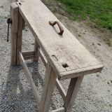 Old wooden workbench 126cm
