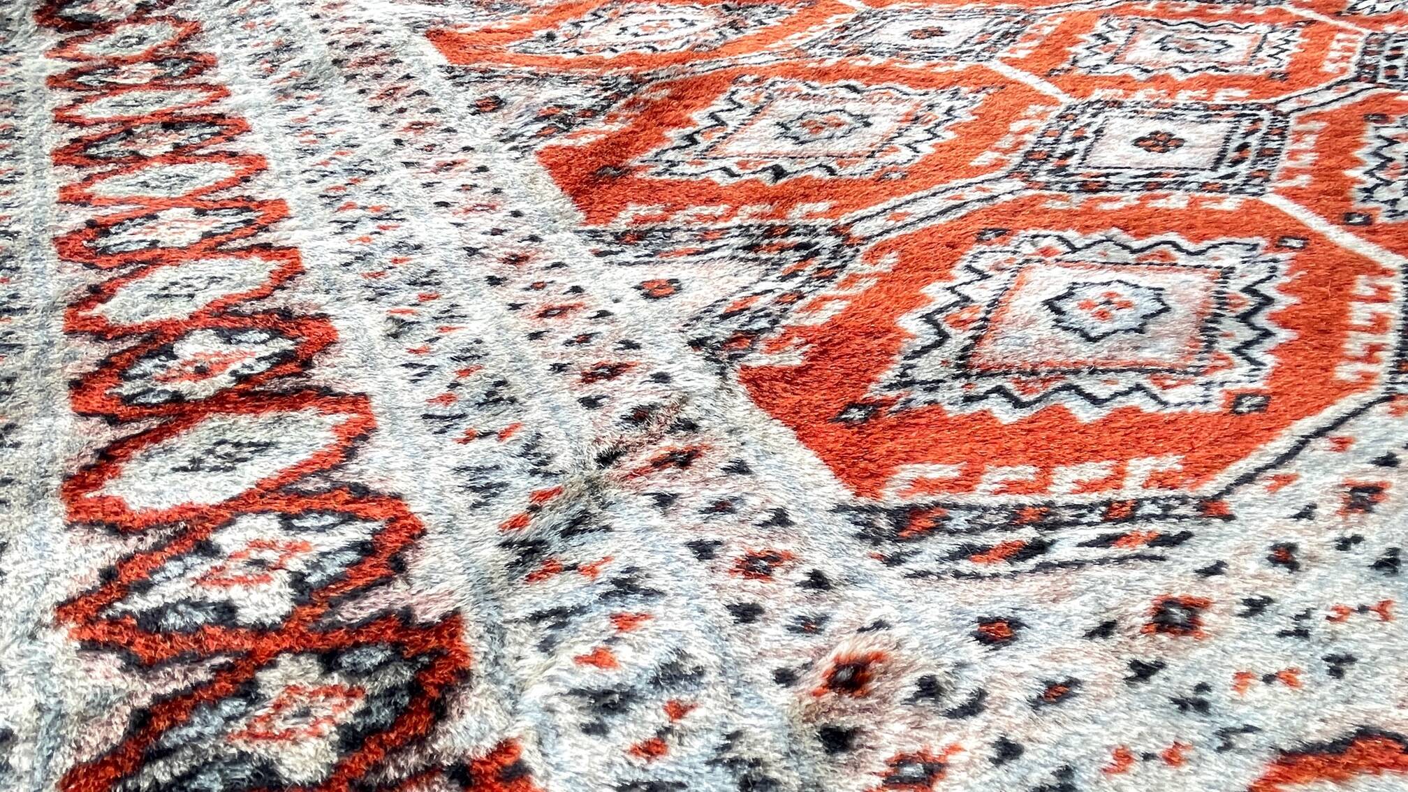Vintage Red-Orange Persian Rug 172cm x 126cm