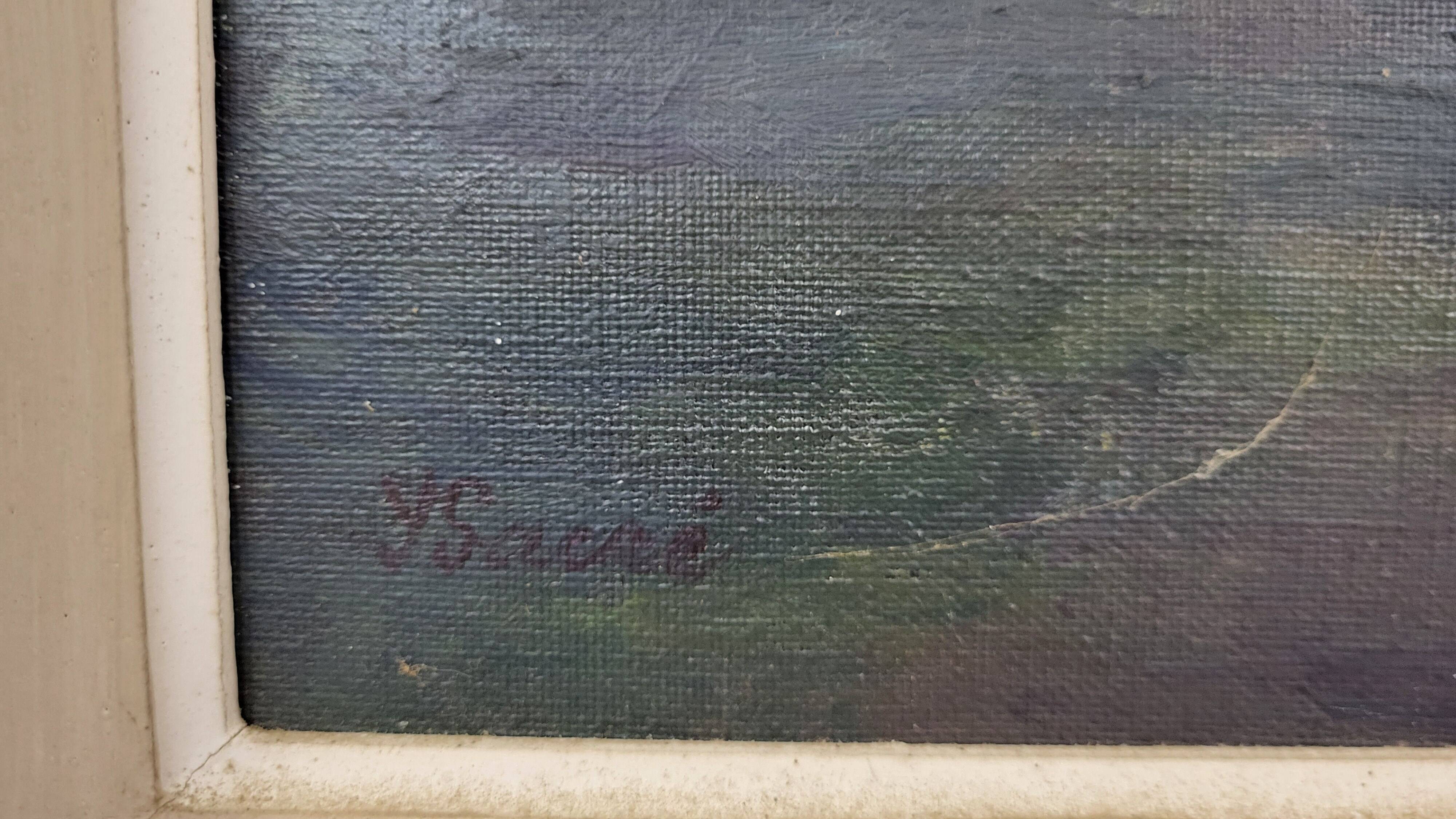 HST painting "Melun - The Almont bridge"