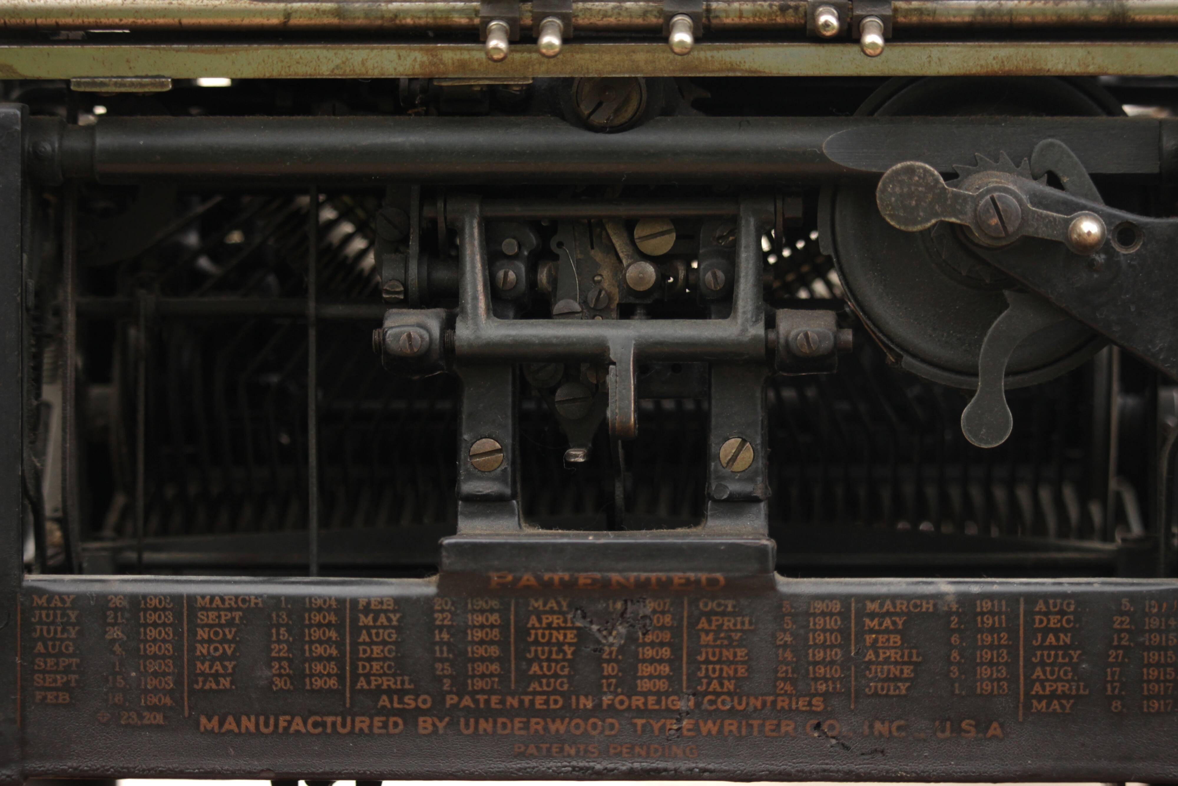 Machine à écrire Underwood