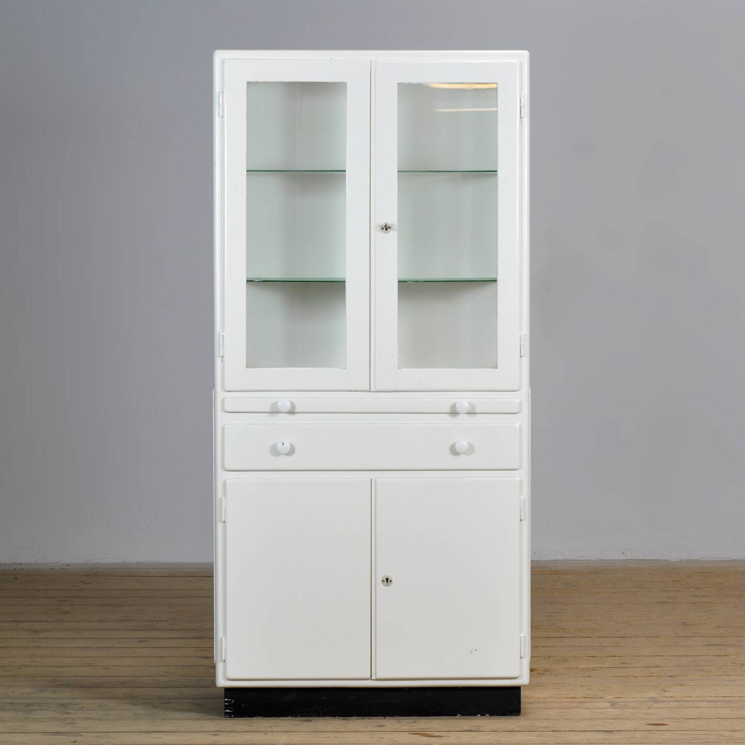Wooden medical cabinet, 1950s