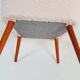 Cocktail chair club chair in teddy fabric