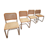Lot de 4 chaises Cesca Marcel Breuer