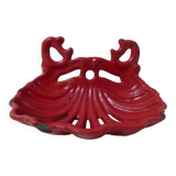 Old cast iron soap dish