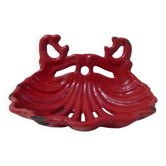 Old cast iron soap dish