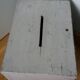 Old ballot box, solid wood chest