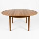 Scandinavian extendable oak table from the 1960s (butterfly extension)