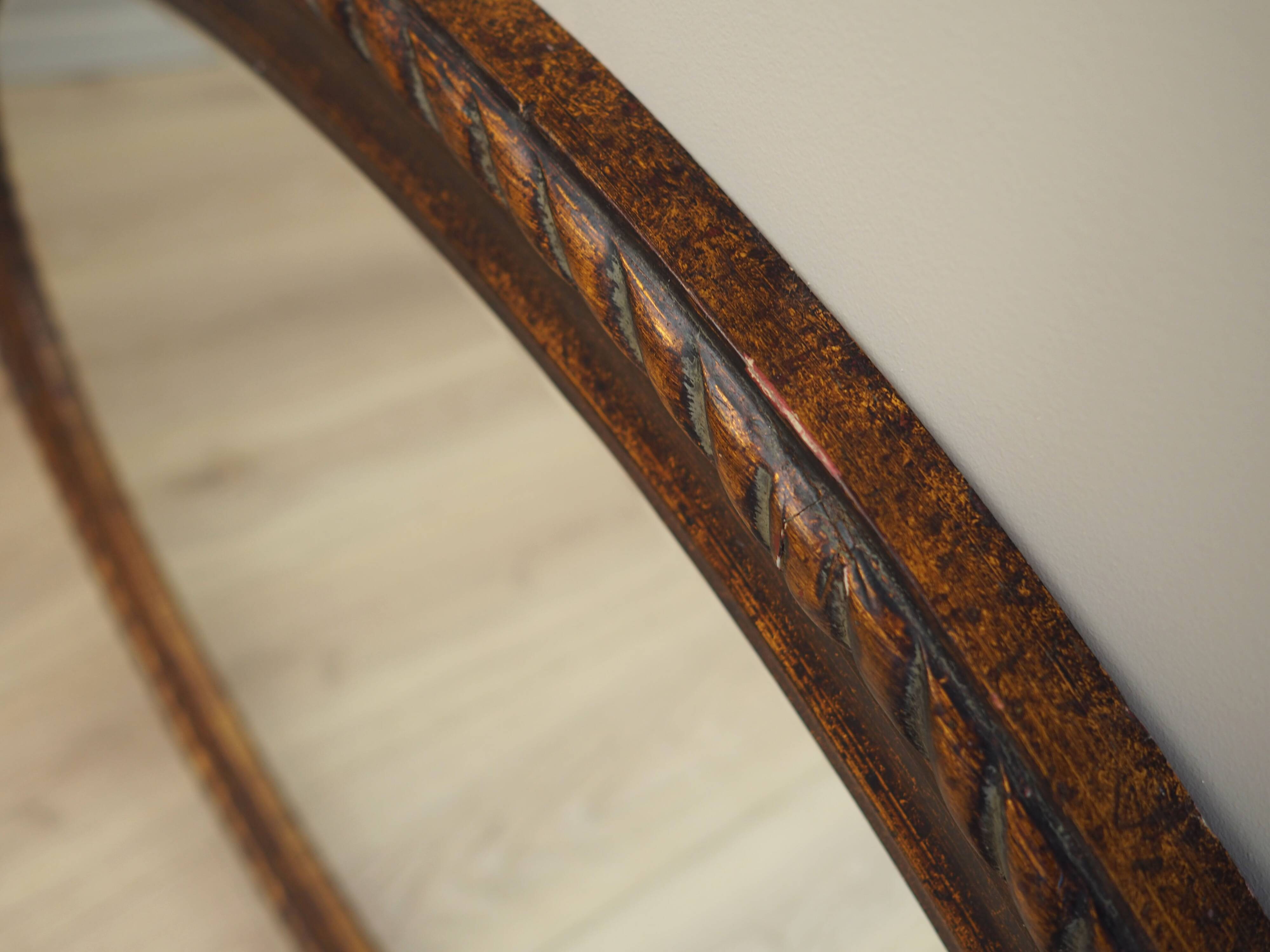 Mirror in wooden frame, Danish design, 1960s, production: Denmark