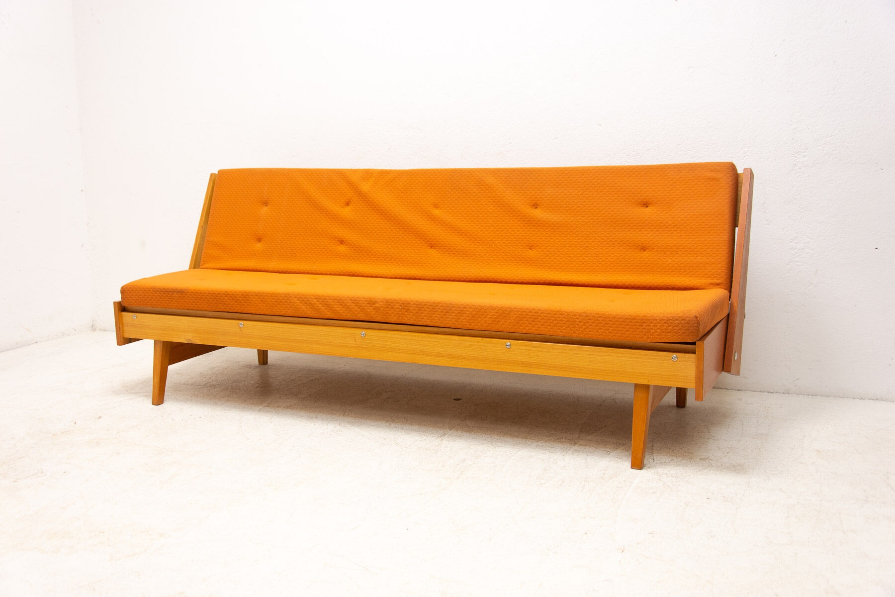 Mid century folding sofabed, 1960´s, Czechoslovakia