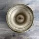 Vintage brass footed bowl, Italian decoration.