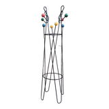 Wrought iron coat rack