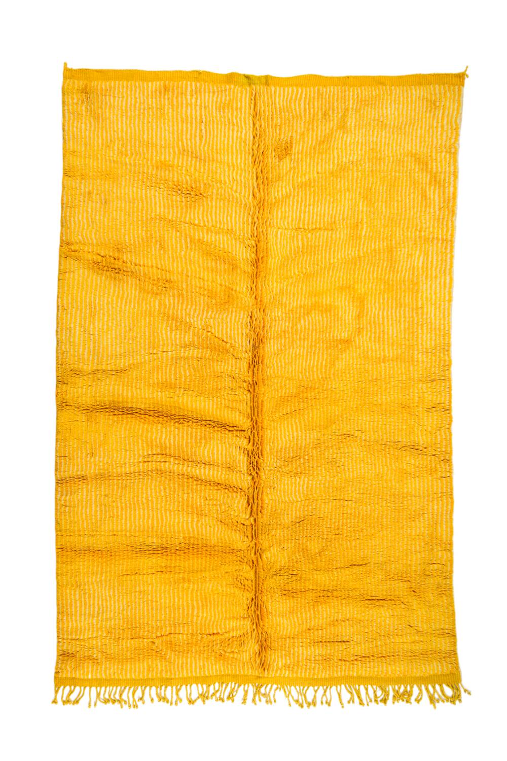 Tapis marocain Mrirt jaune d’or