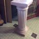 Colonne en plâtre