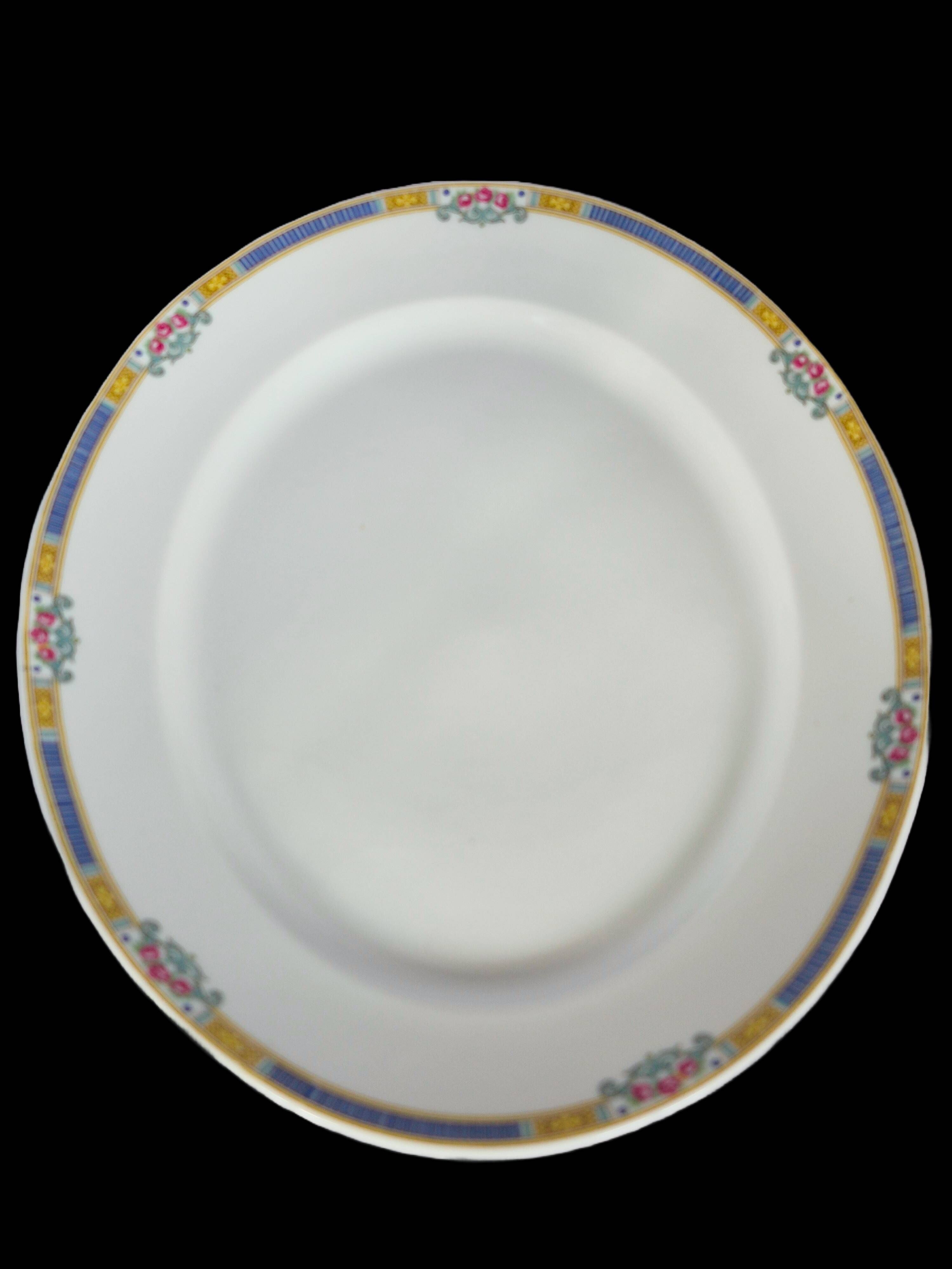 Large oval dish in Limoges porcelain by Bernardaud & Cie – Art Deco