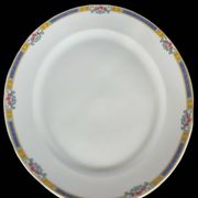 Large oval dish in Limoges porcelain by Bernardaud & Cie – Art Deco