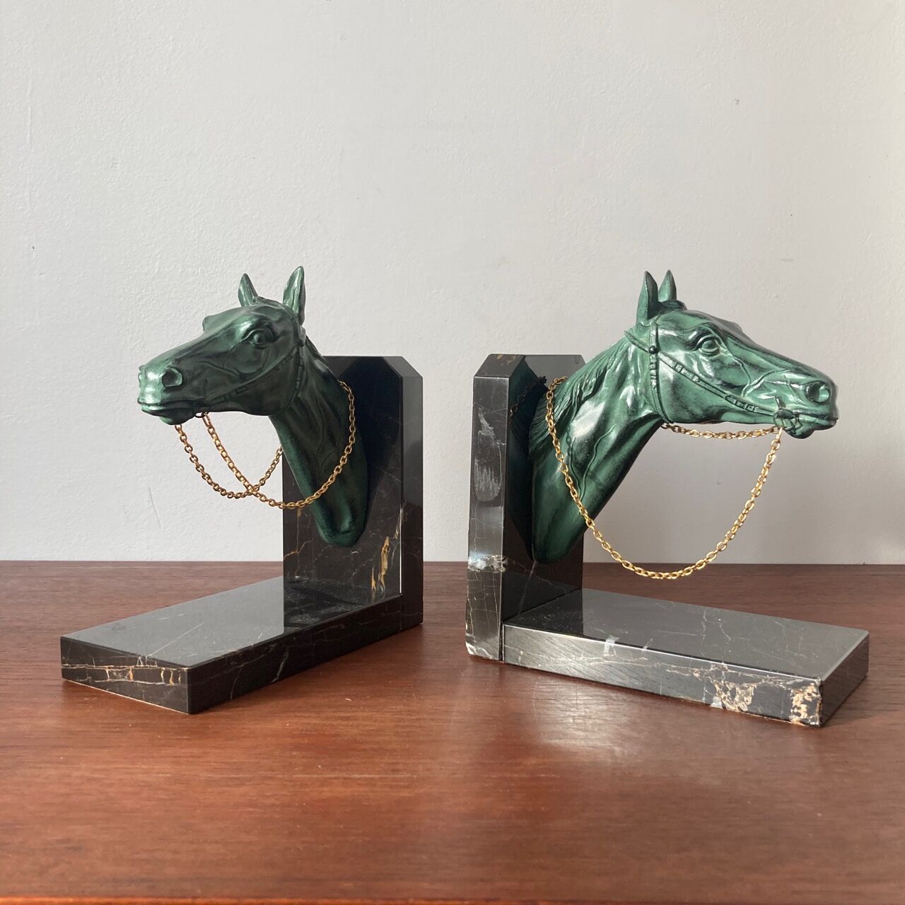 Horses bookends
