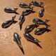 Silver knife holders whale model