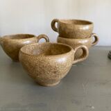Four ceramic cups