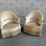 Pair of toad armchair