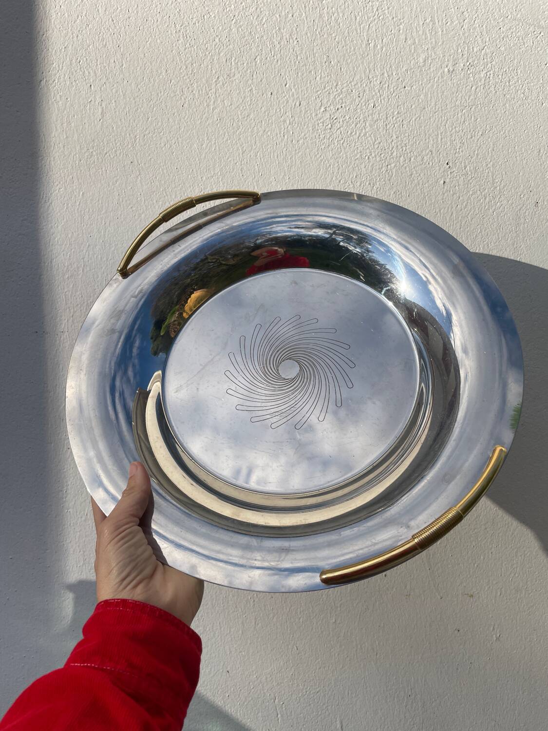 Italian round dish 1970 Giorino