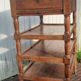 4-shelf marble top cabinet