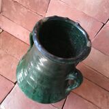 TAMEGROUTE POTTERY VASE IN GLAZED TERRACOTTA