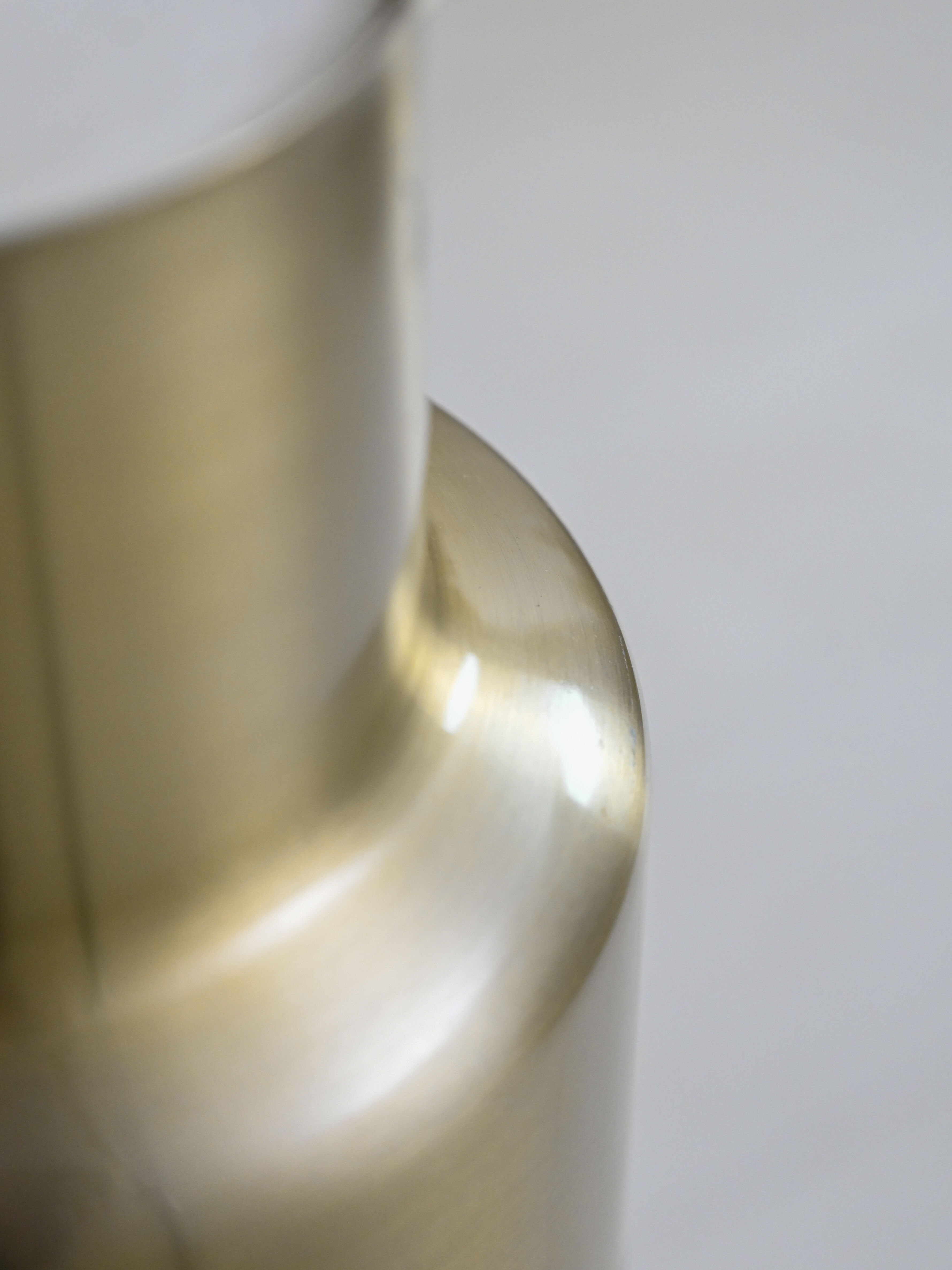 Pair of vintage gold pendant lights