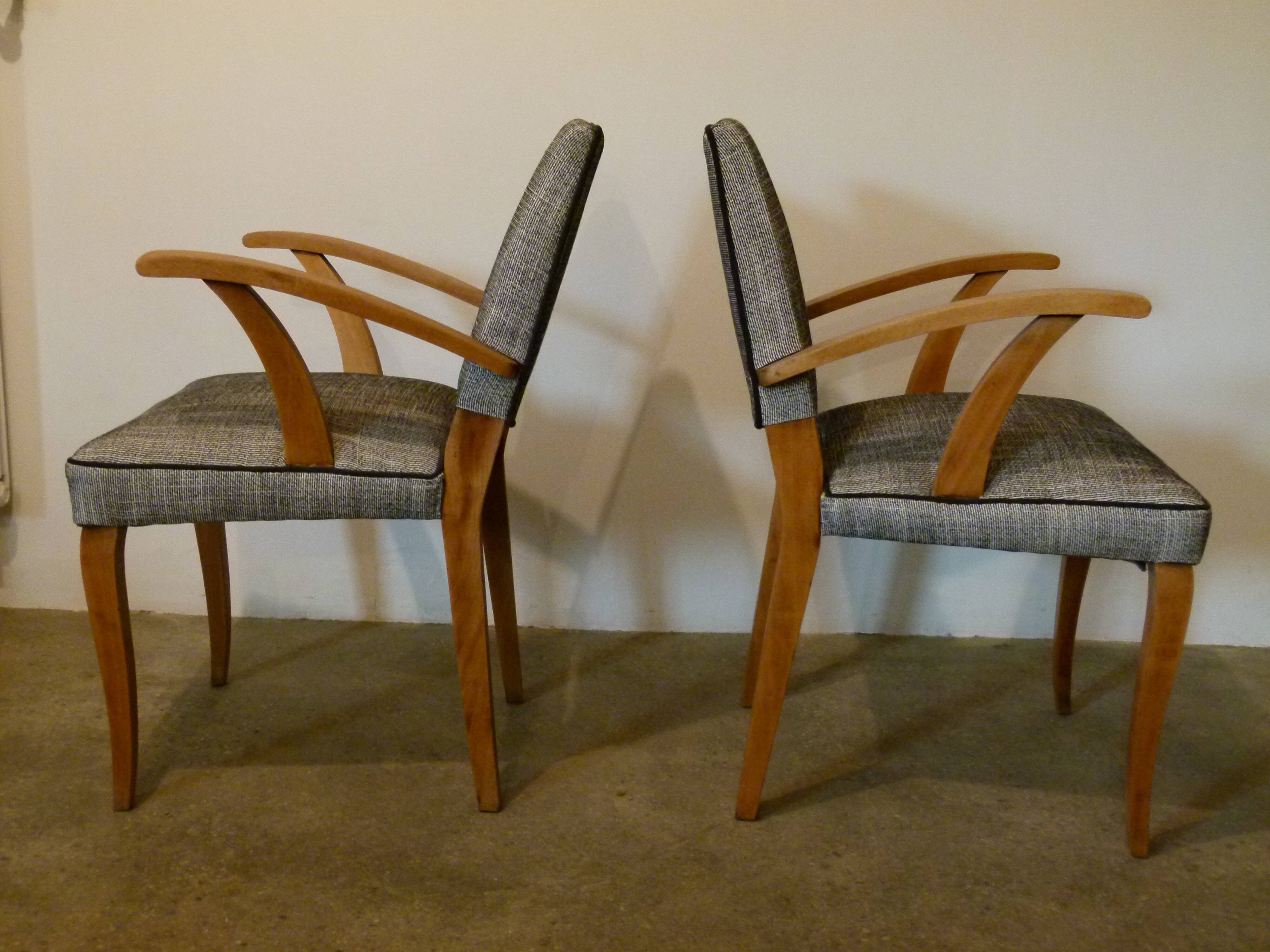 Pair armchairs