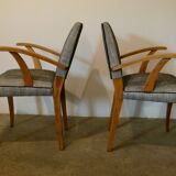 Paire fauteuils bridge