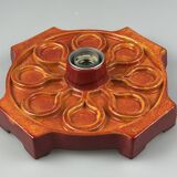 1960s/1970s Ceramic Wall Sconce, Mid-Century Space Age Design
