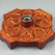 1960s/1970s Ceramic Wall Sconce, Mid-Century Space Age Design