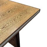 Vintage executive desk - large desk wenge 70s design