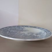 Grand plat bleu de Delft de chez Boch .