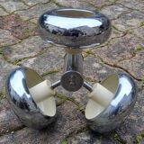 UFO pendant light, vintage, 3 globes, space age, 70s