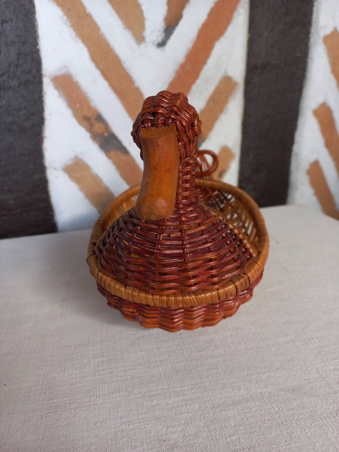 Basket basket empty pockets wicker duck