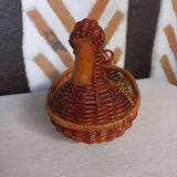 Basket basket empty pockets wicker duck