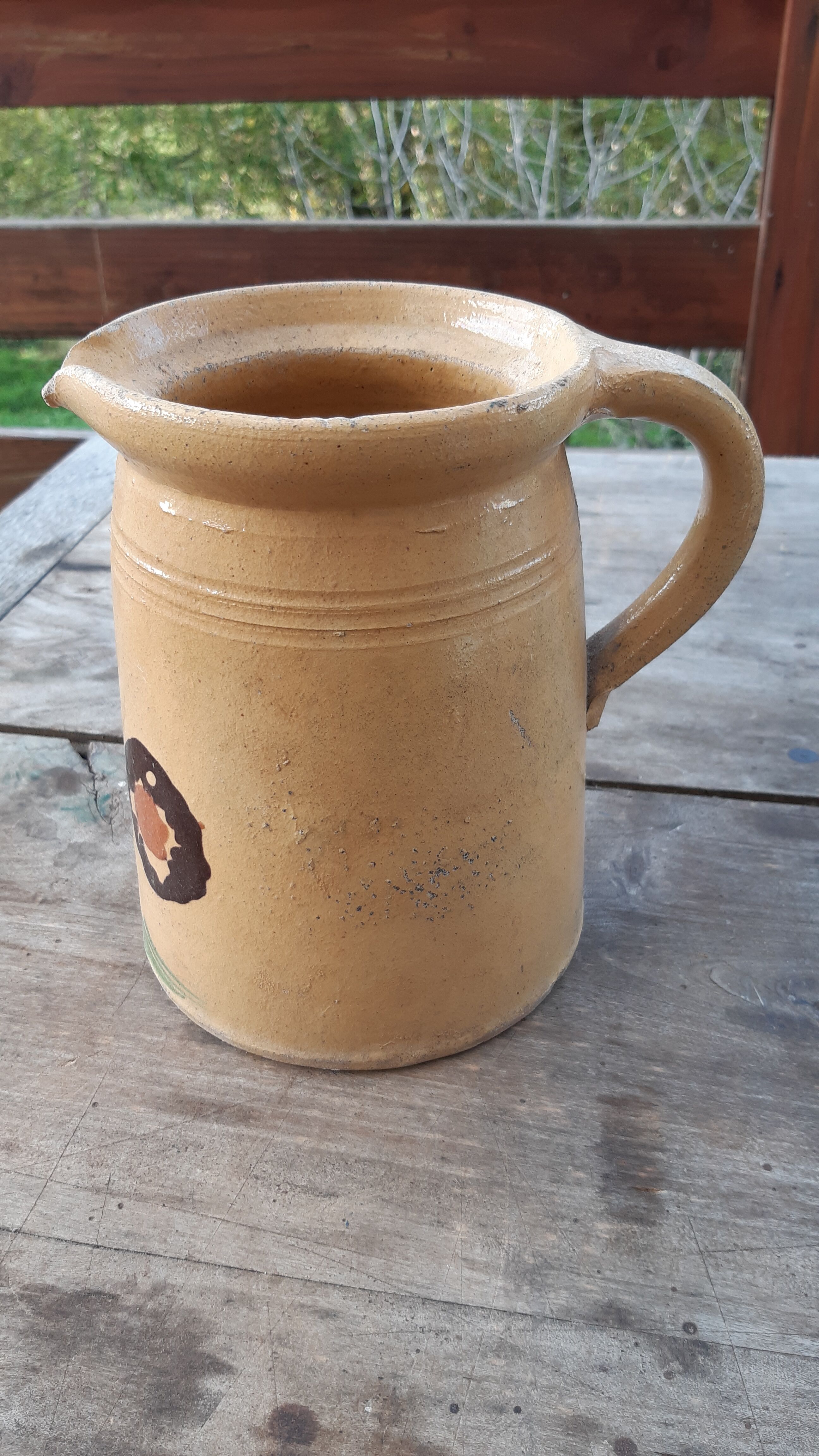 Terracotta jug early 20th century